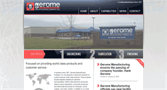 Desktop Screenshot of geromemfg.com